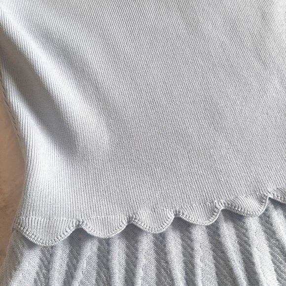 Sandro Meissa Short-Sleeve Fit & Flare Knit Dress - Picture 8 of 16